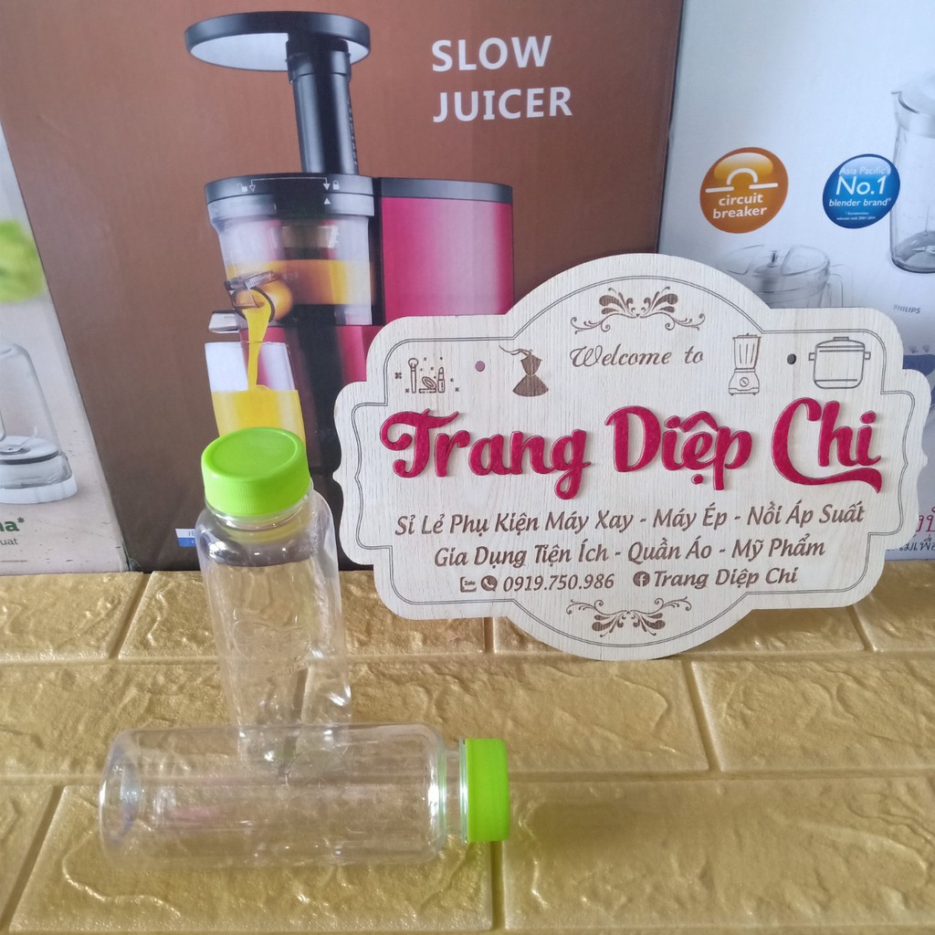 Phụ kiện ép chậm - combo 2 chai đựng nước ép trái cây - Linh phụ kiện các hãng