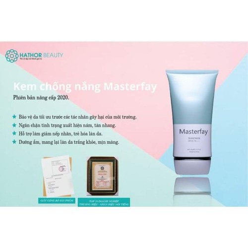 Kem chống nắng vật lý Masterfay