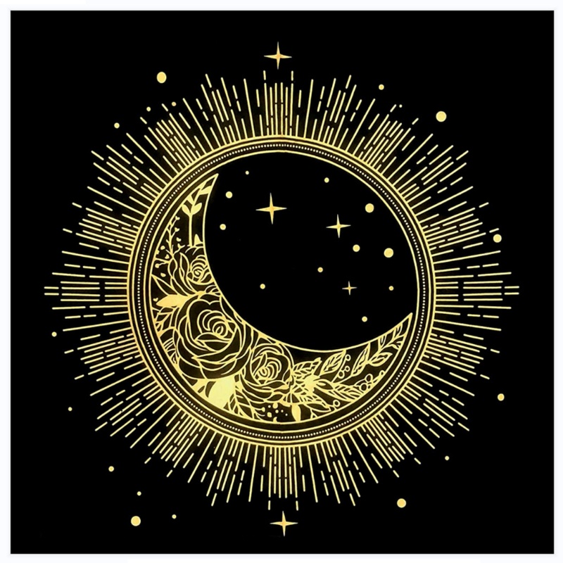Tấm Thảm Trải Bàn Dùng Chơi Bài Tarot Độc Đáo