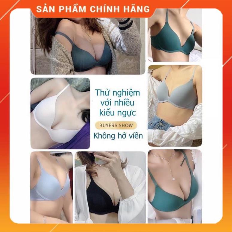 Áo Lót Su Lụa Sữa Đệm Mỏng, Không Gọng Tàng Hình Chống Lộ Viền 006