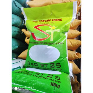 Gạo ST25 lúa tôm thơm, dẻo bao 10kg 5kg
