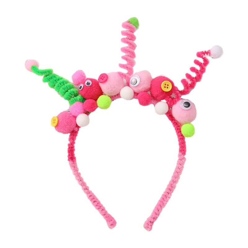 Flgo Băng Đô Xoắn Họa Tiết Hoạt Hình Vui Nhộn Nhiều Màu Sắc