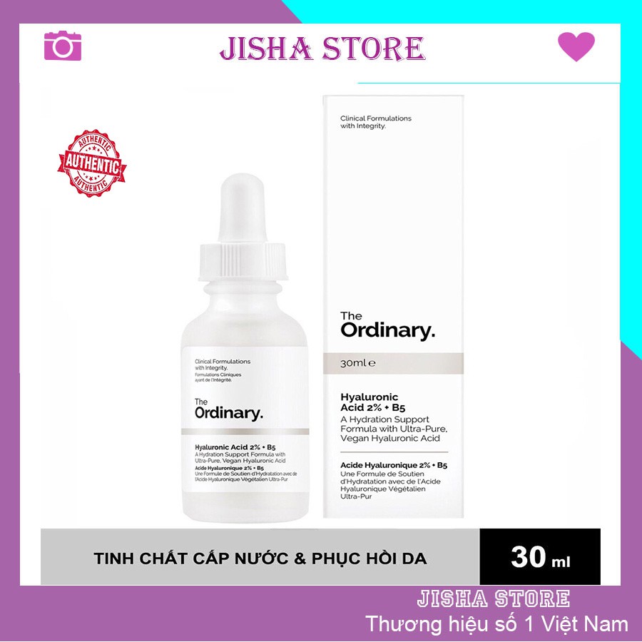 Serum The Ordinary cấp ẩm hồi phục da Hyaluronic Acid 2% + B5