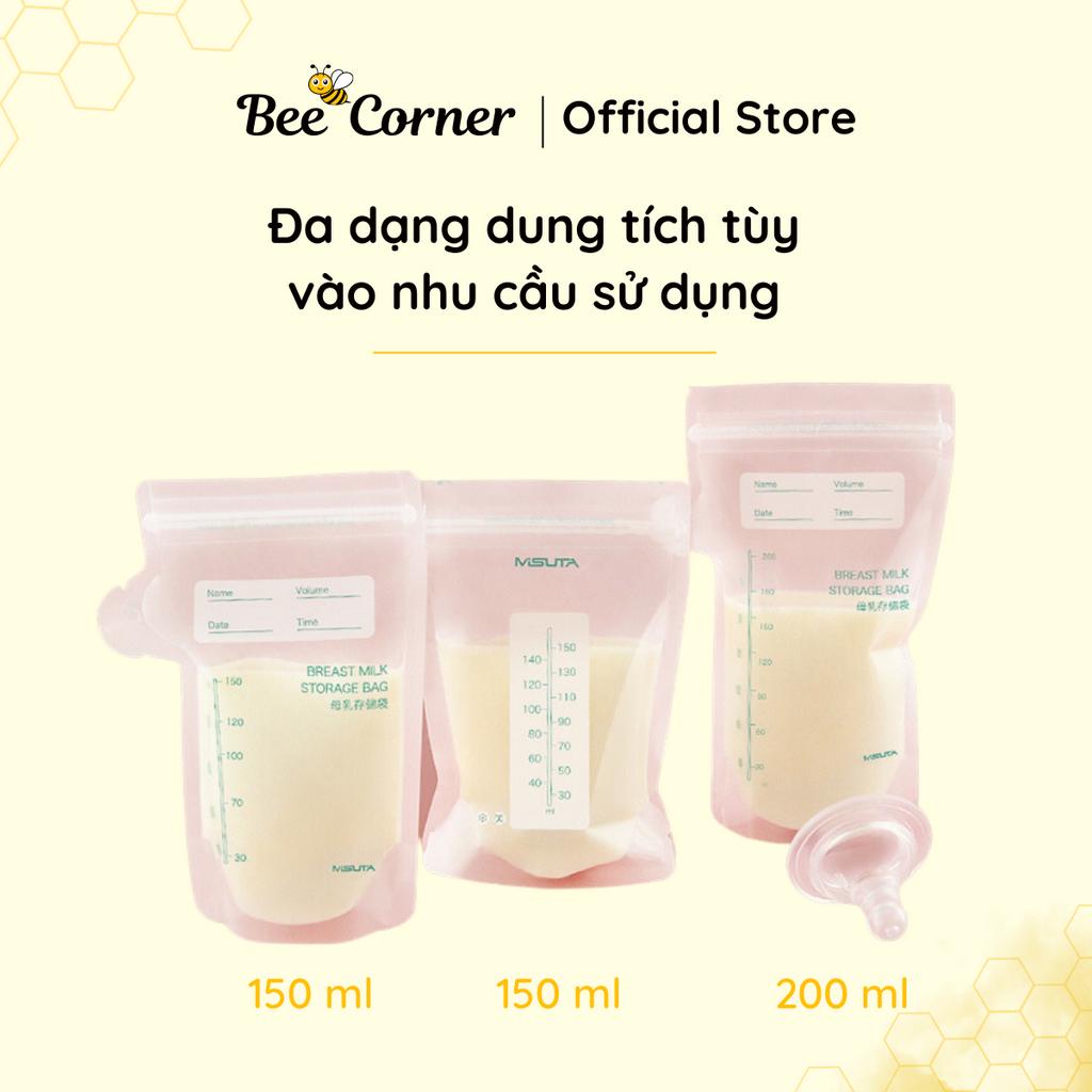 Túi Trữ Sữa MISUTA 150ml và 200ml - Hộp 30 Túi Beecorner