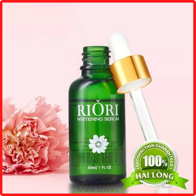 Combo Dưỡng Da Nám Riori Whitening Serum 30ml &amp; Kem Nám Melasma Collagen + Tặng Kem Chống Nắng Riori 50g