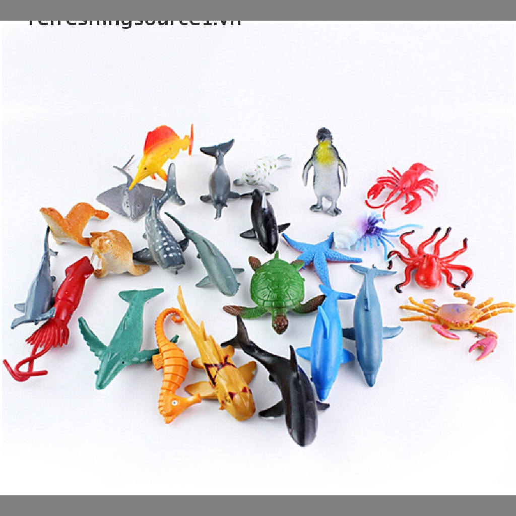Bộ 24 mô hình sinh vật biển 1.vn độc đáo cho bé