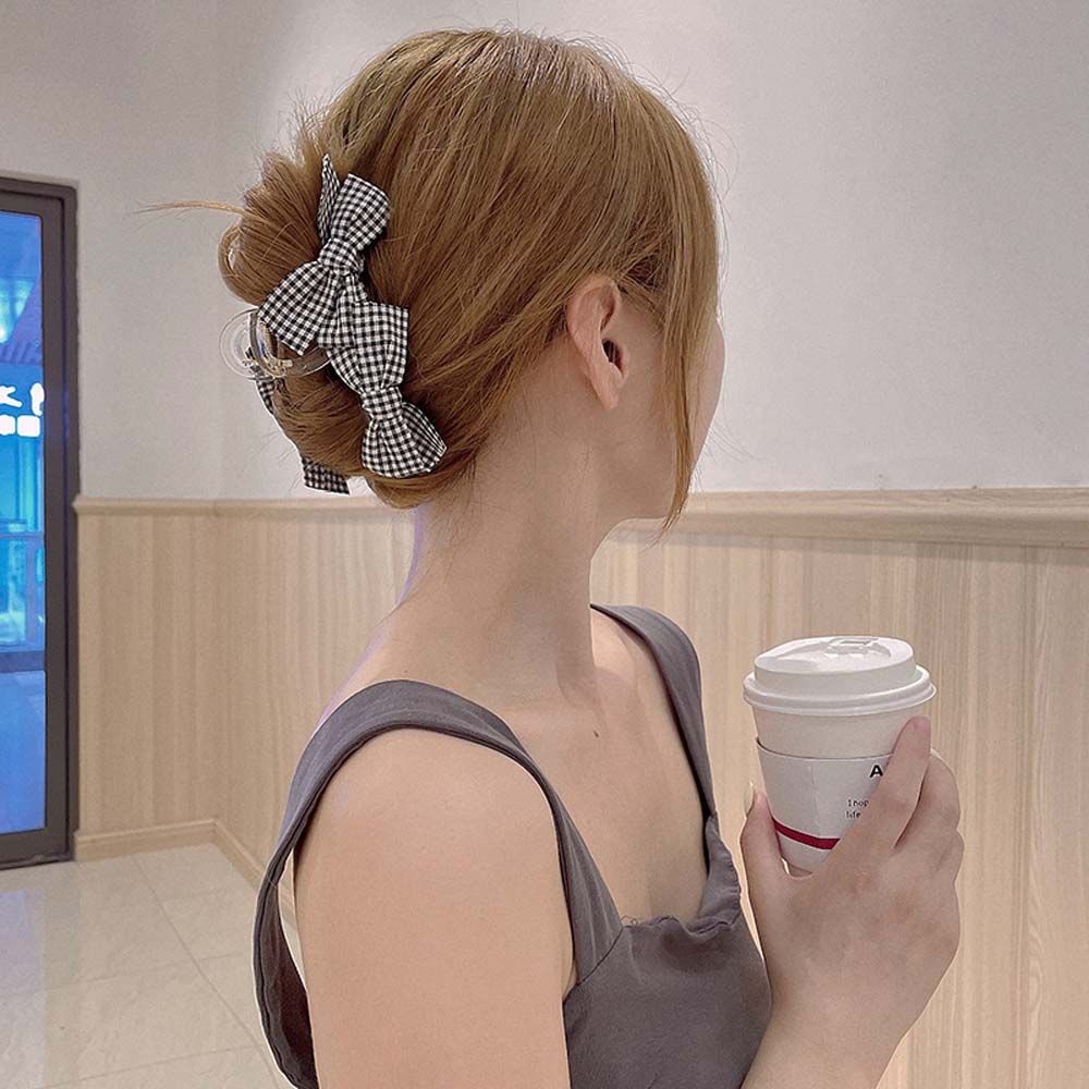 Kẹp Tóc Vải Satin Màu Sắc Ngọt Ngào Phong Cách Hàn Quốc Cho Nữ