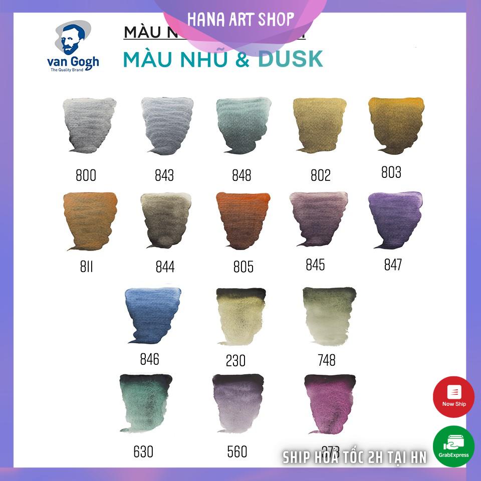 (P4 Nhũ-Dusk ) Màu nước Van Gogh Tuýp lẻ 10ml