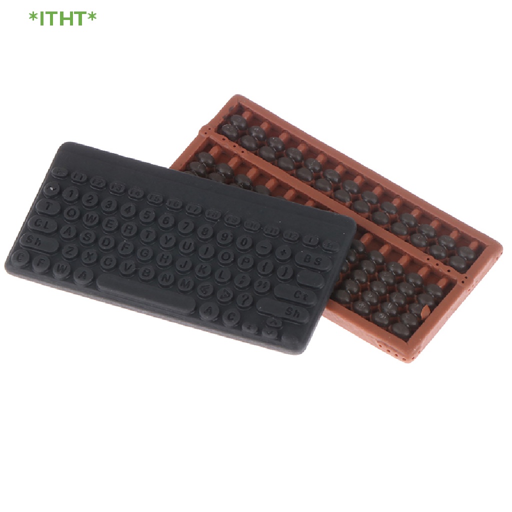Bàn Phím Abacus Mini Tỉ Lệ 1: 12 Dành Cho Nhà Búp Bê Mới