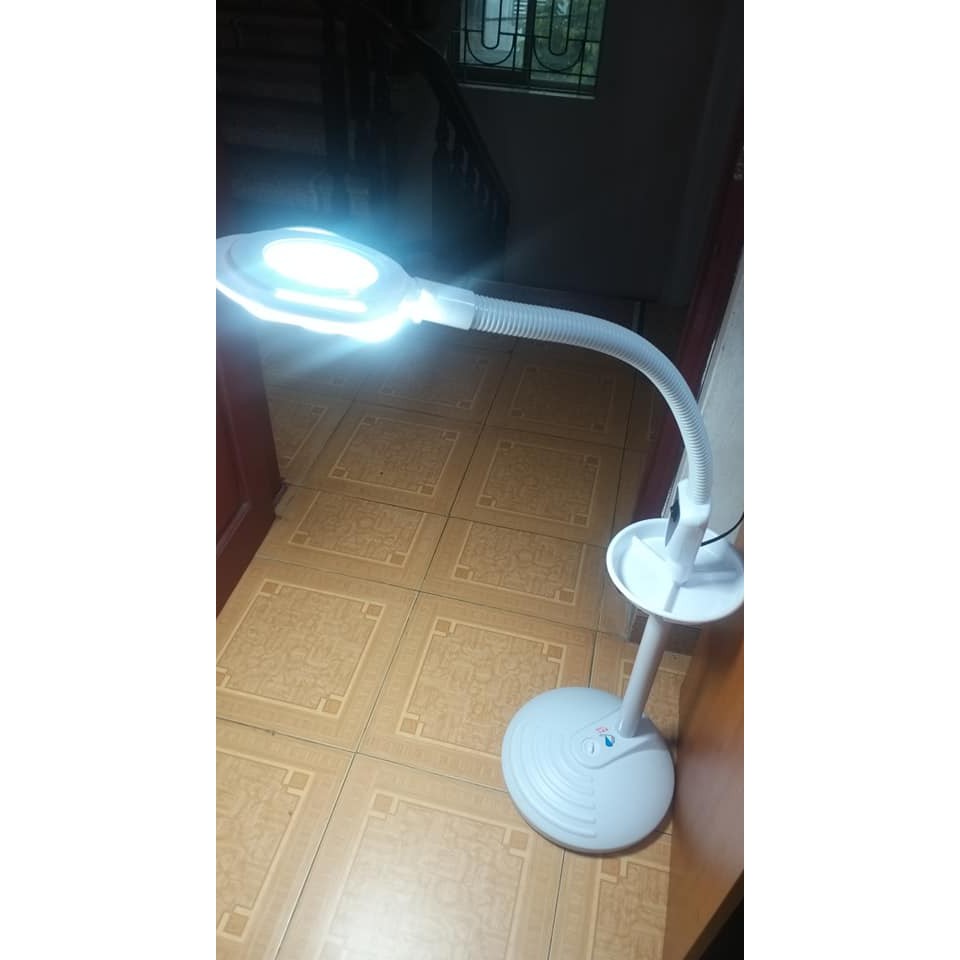 Đèn Spa 120 bóng led siêu sáng có giá để đồ tiện dụng làm phun xăm nối mi chính hãng