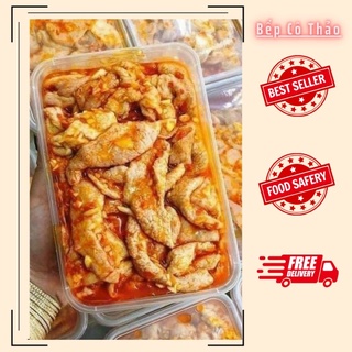 Vú heo ướp sẳn kèm chao - hộp 500gr