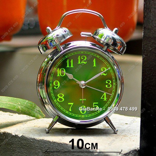 Đồng hồ báo thức - Mầu đồng xịn xò
