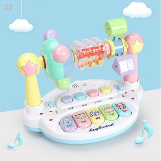 Bàn phím nhạc trẻ em 0-1-3 tuổi cho bé giáo dục sớm câu đố máy tính đồ chơi có thể sạc lại trai và gái