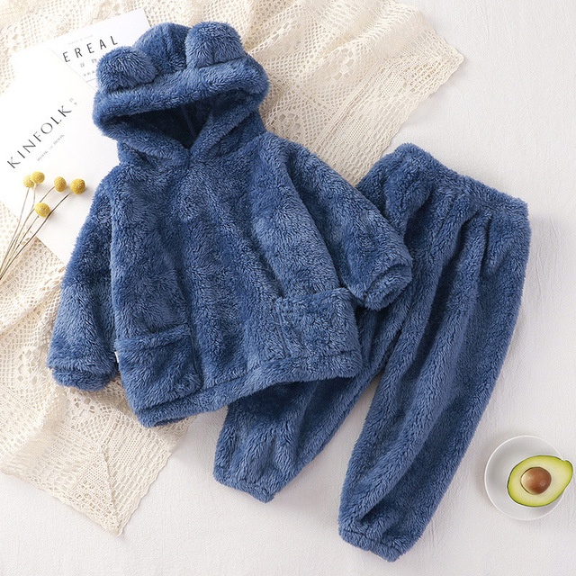 Bộ quần áo lông cừu trẻ em , bộ lông bé gái , bộ lông bé trai hàng quảng châu xịn siêu dễ thương