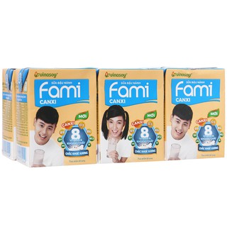 Sữa đậu nành Fami Vinasoy lốc 6 hộp x 200ml