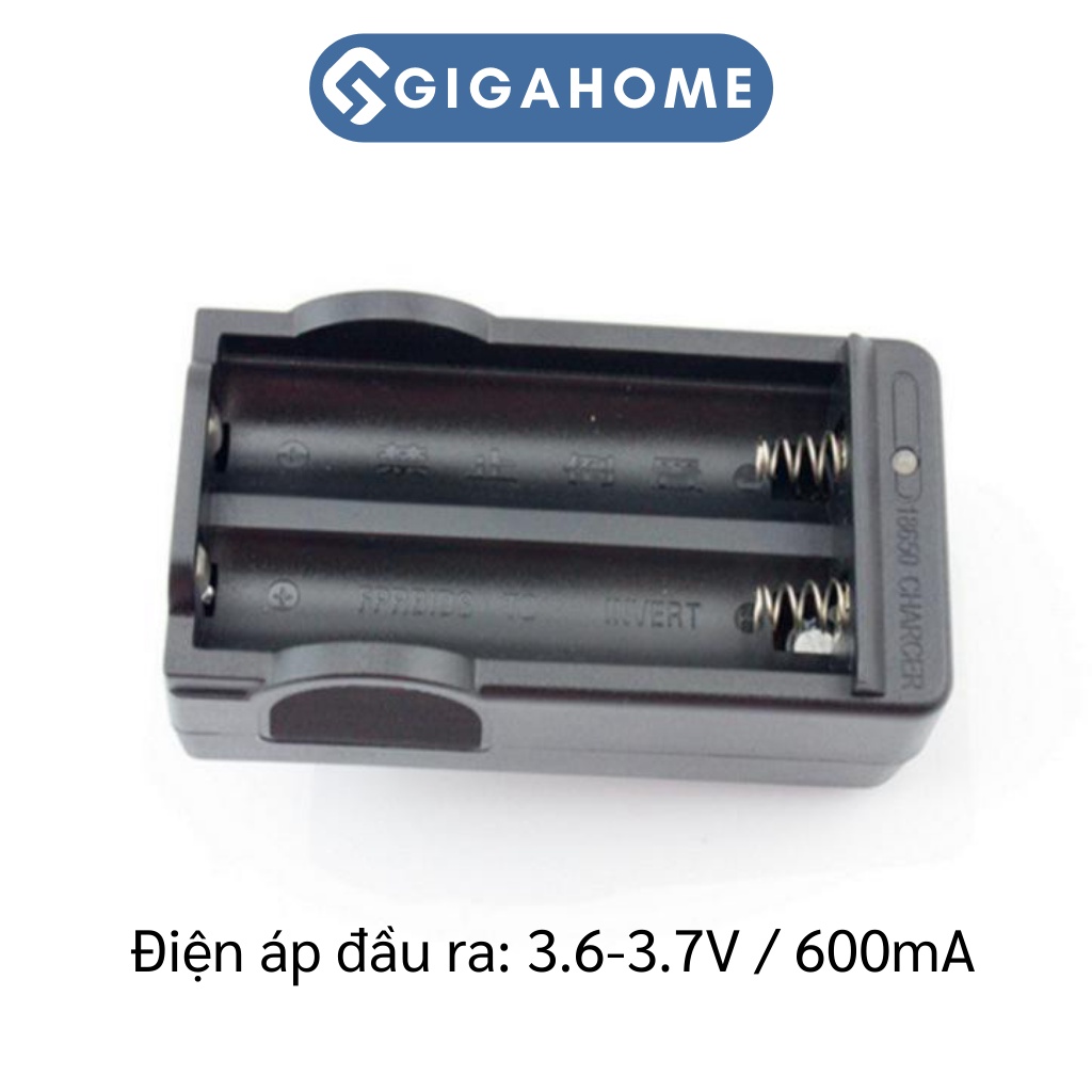 Bộ Sạc Pin Đôi 1.2V/3.V/3.7V GIGAHOME Tự Động Ngắt Khi Sạc Đầy 6618