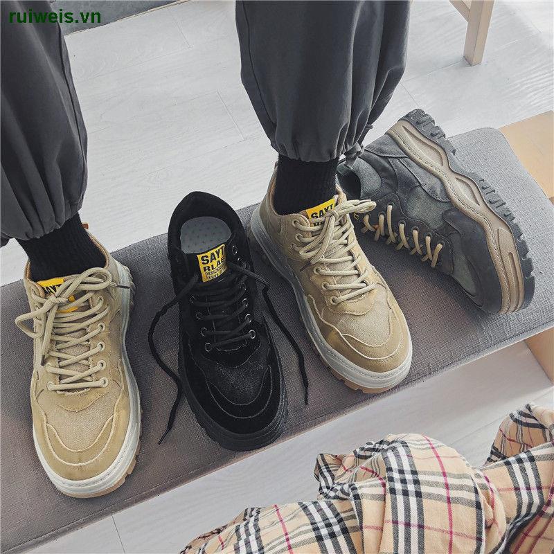 Giày thể thao đế dày phong cách Hàn Quốc thời trang năng động cho nam
