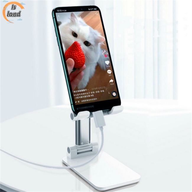 Giá Đỡ Điện Thoại Có Thể Gập Lại 2 Chế Độ Điều Chỉnh Chiều Cao Với Giá Đỡ Silicon Chống Trượt (t9-2)