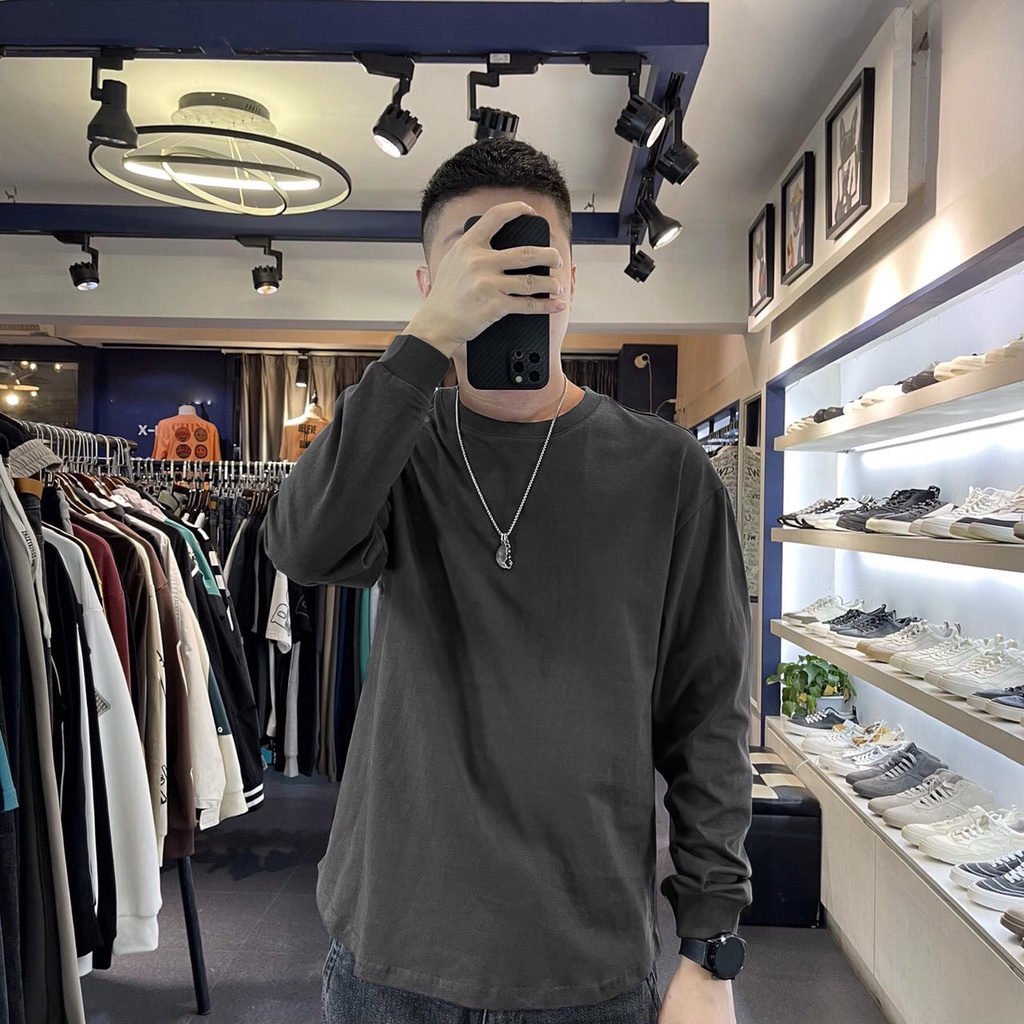 Áo Thun Dài Tay Sweater Vạt Bầu Cao Cấp Dài Tay