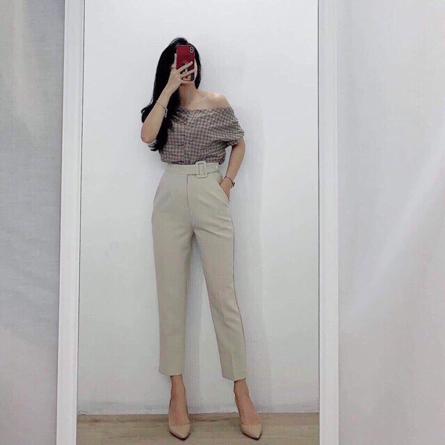 Quần Baggy Đai Lệch Cưc Hot (#364 Kèm Ảnh Thật)_Xưởng May Quang Anh