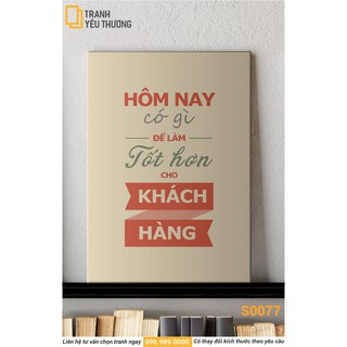 Tranh văn phòng tạo động lực - hôm nay có gì để làm tốt hơn cho khách hàng