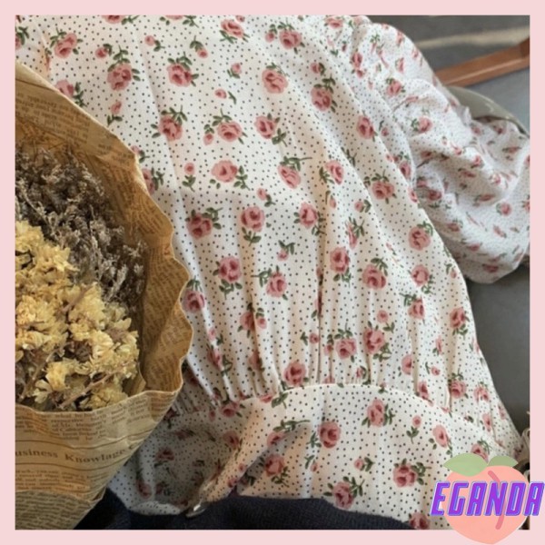 Chân váy hoa nhí, Chân váy hoa nhí 3 tầng ulzzang siêu xinh