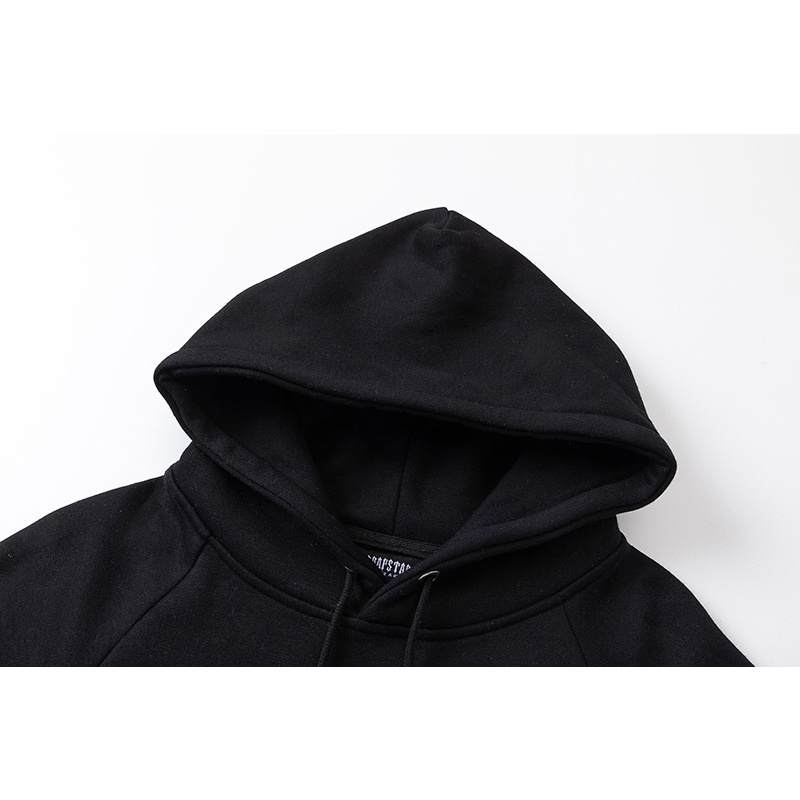 Hàng Bán Chạy - Áo Sweatshirt Lót Lông Cừu Lót Lông Cừu Màu Đen Tay Dài Thêu Chữ-Trapstar--Red Đơn Giản Dành Cho Nam Nữ