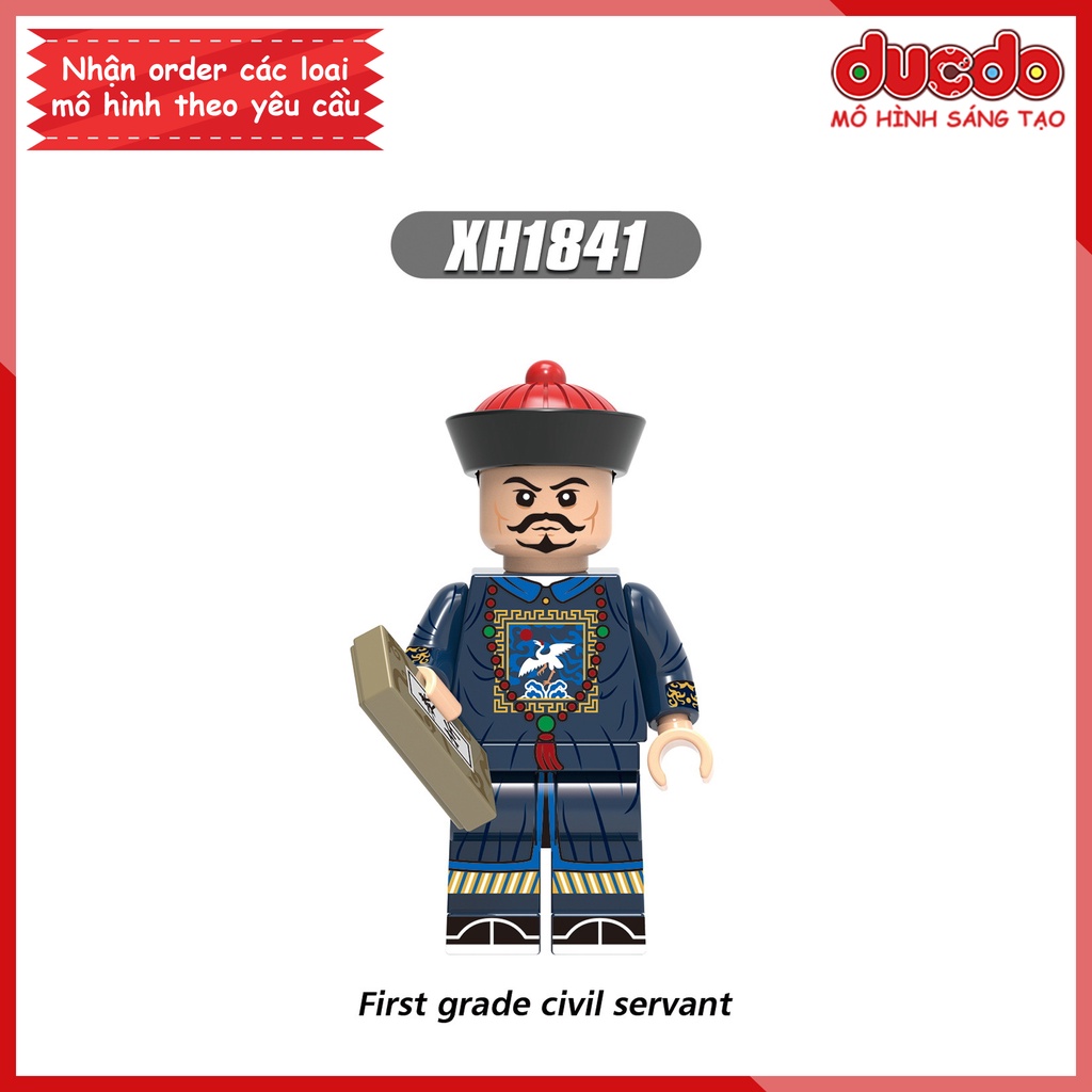 Minifigures lính nhà Thanh siêu đẹp - Đồ chơi Lắp ghép Xếp hình Mini trung cổ XINH X0329
