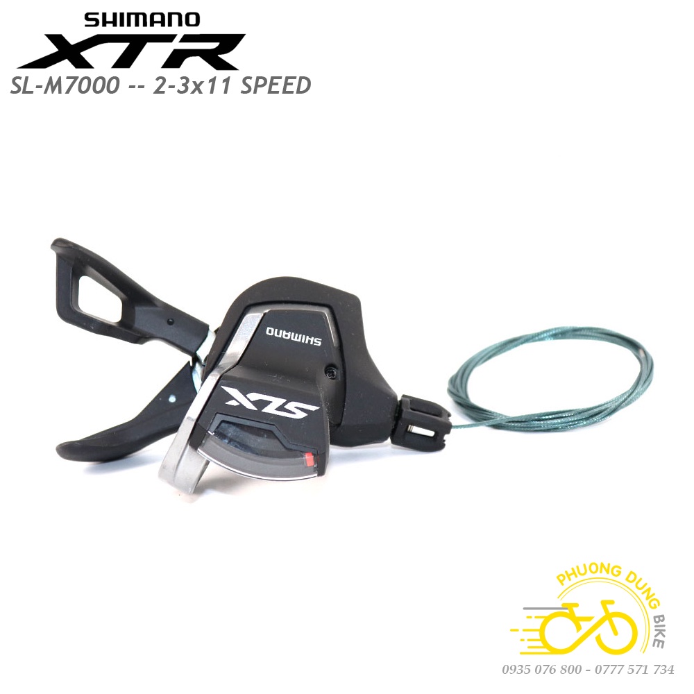 Tay đề bấm xả xe đạp SHIMANO XTR SL M7000 2/3x11 Speed - Hàng Chính Hãng