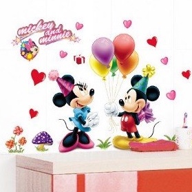 Tranh decal dán tường CHUỘT MICKEY cho bé - Decal dán tường️