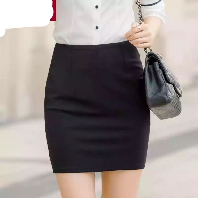 Chân váy bút chì ngắn Umi mịn cao cấp Chân váy ngắn công sở SUNA FASHION ôm dáng