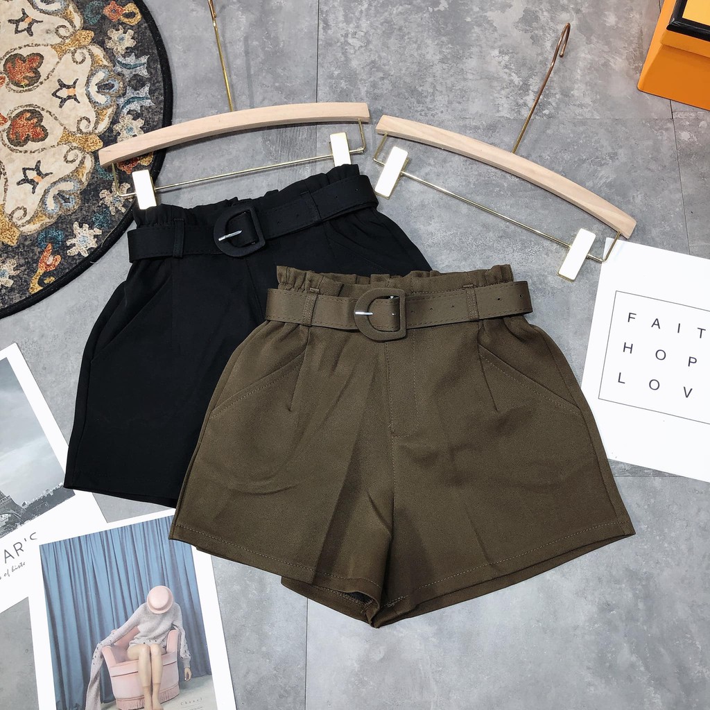 Quần SOOC đen, nâu kèm đai xinh mã 9020(kèm ảnh thật,video) | BigBuy360 - bigbuy360.vn