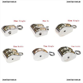 Ròng rọc kim loại bằng hợp kim kẽm 36/52/75mm DIY tiện dụng