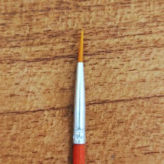 (Mua 2 cái giá tốt) Cọ vẽ mỹ thuật 1mm cán nhựa giao màu ngẫu nhiên