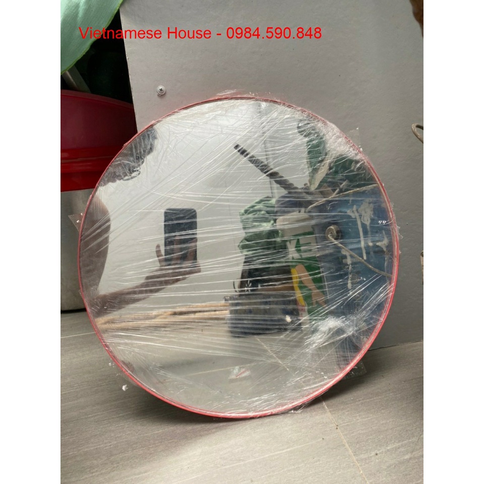 Gương tròn treo tường đa sắc D40cm (Vietnamese House)