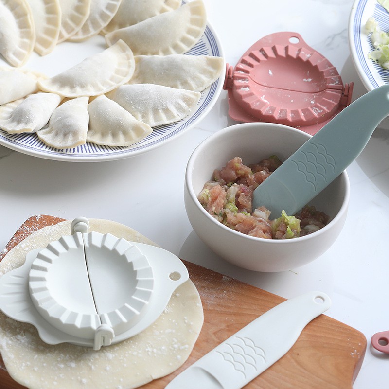 SUPO DEPOT - Bộ Khuôn Làm Bánh Bao Kèm Muỗng Và Dao Cắt Sáng Tạo Cho Nhà Bếp DIY