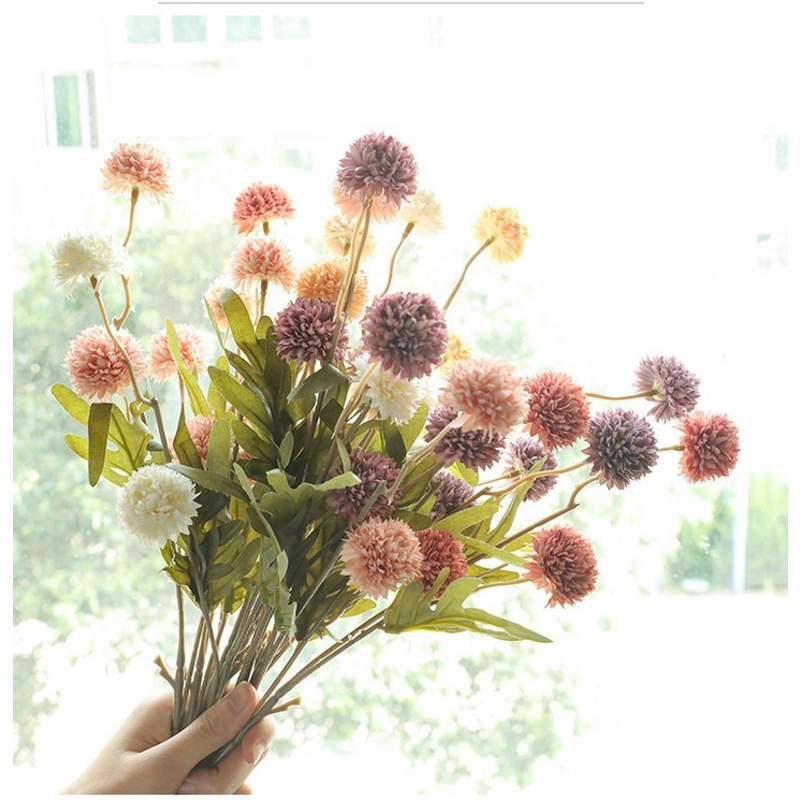 Nhánh hoa bồ công anh giả dùng trang trí nhà cửa/ tiệc cưới DIY