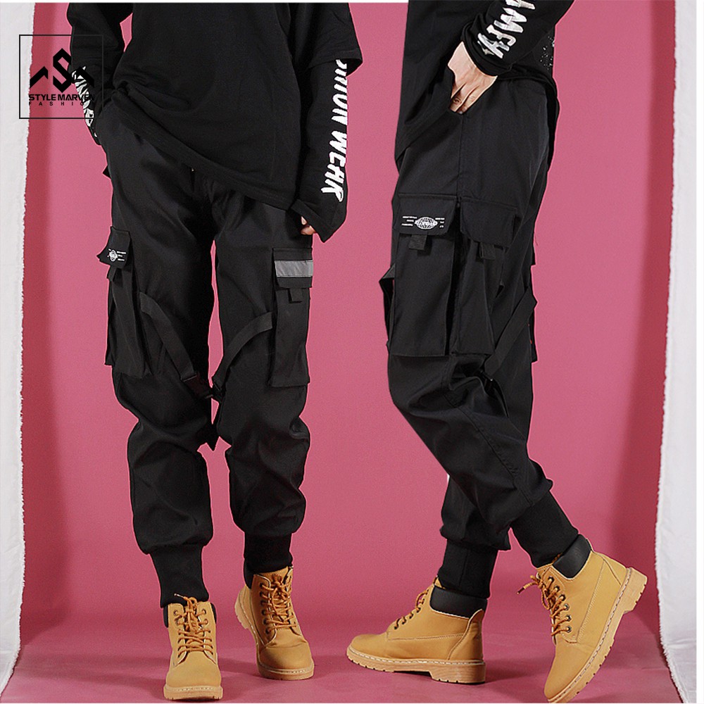 Quần Jogger kaki nữ túi hộp kèm khóa kéo STYLE MARVEN thời trang đường phố nữ cao cấp - QUAN SM025V1