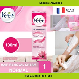 Kem tẩy lông Veet da nhạy cảm và da thường 100ml