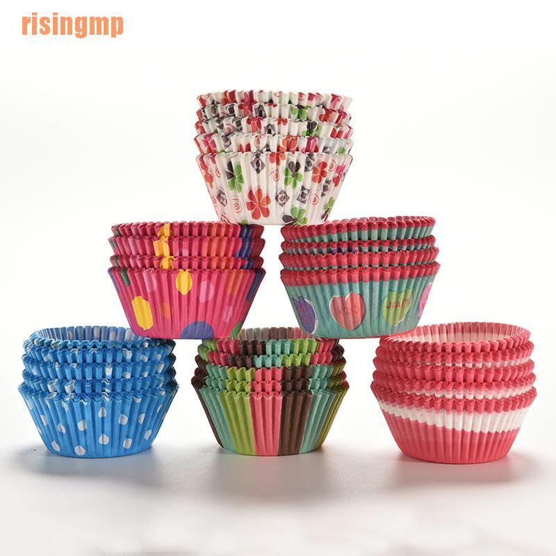 Bộ 100 Giấy Nướng Bánh cupcake Tiện Dụng
