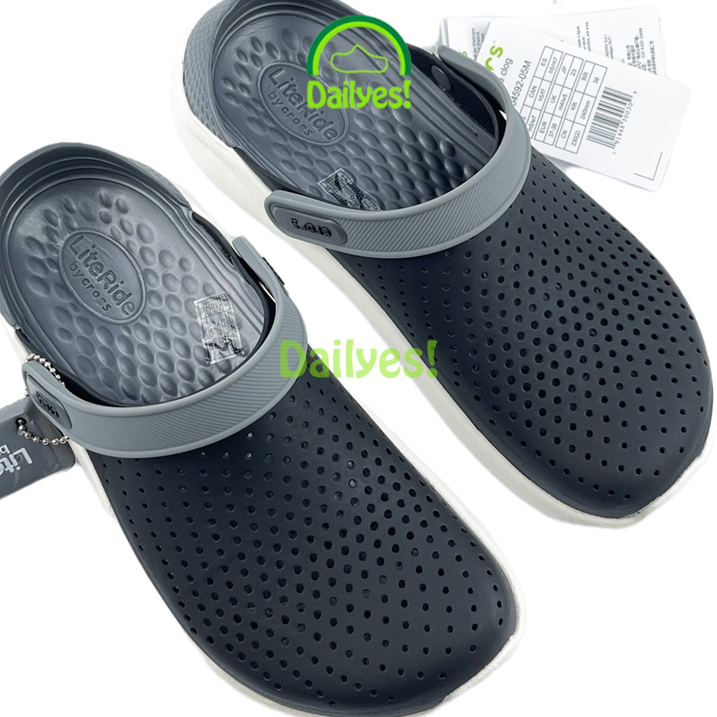 Sục Cross Literide Nam Nữ Màu Đen Đế Xám siêu êm, hàng xịn, full tag, hỗ trợ đổi trả - Cross Literide Dailyes