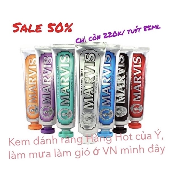 KEM ĐÁNH RĂNG MAR.VIS SIÊU HÓT HIT của Ý - hàng mua tại Đức