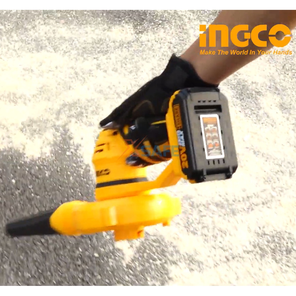 Máy hút thổi bụi dùng pin Lithium 20V INCGO CABLI2001 kèm 1 túi đựng bụi - chưa kèm theo pin và sạc - chính hãng