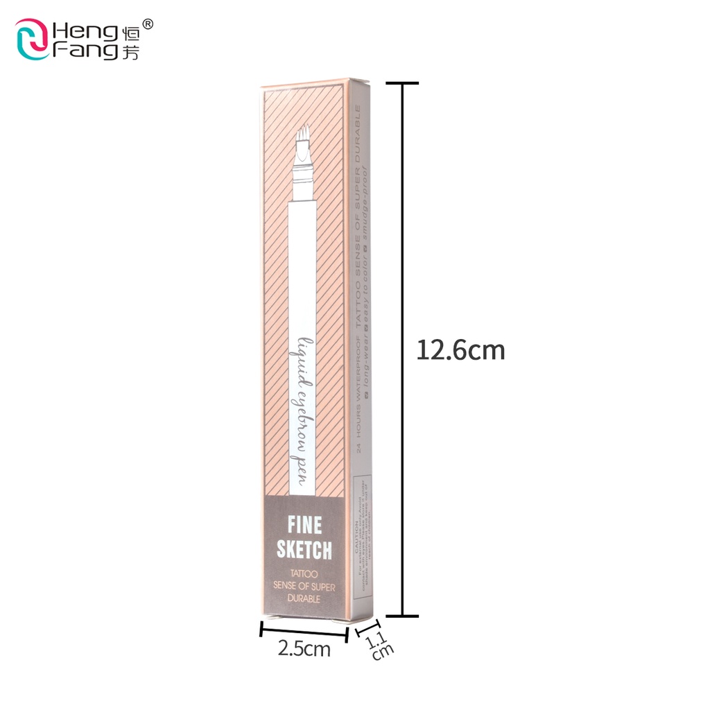 Bút kẻ chân mày đầu 4 ngạnh HengFang dễ dàng sử dụng | BigBuy360 - bigbuy360.vn