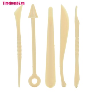 1 Bộ 5 Dụng Cụ Tạo Hình Đất Sét Polyformey
