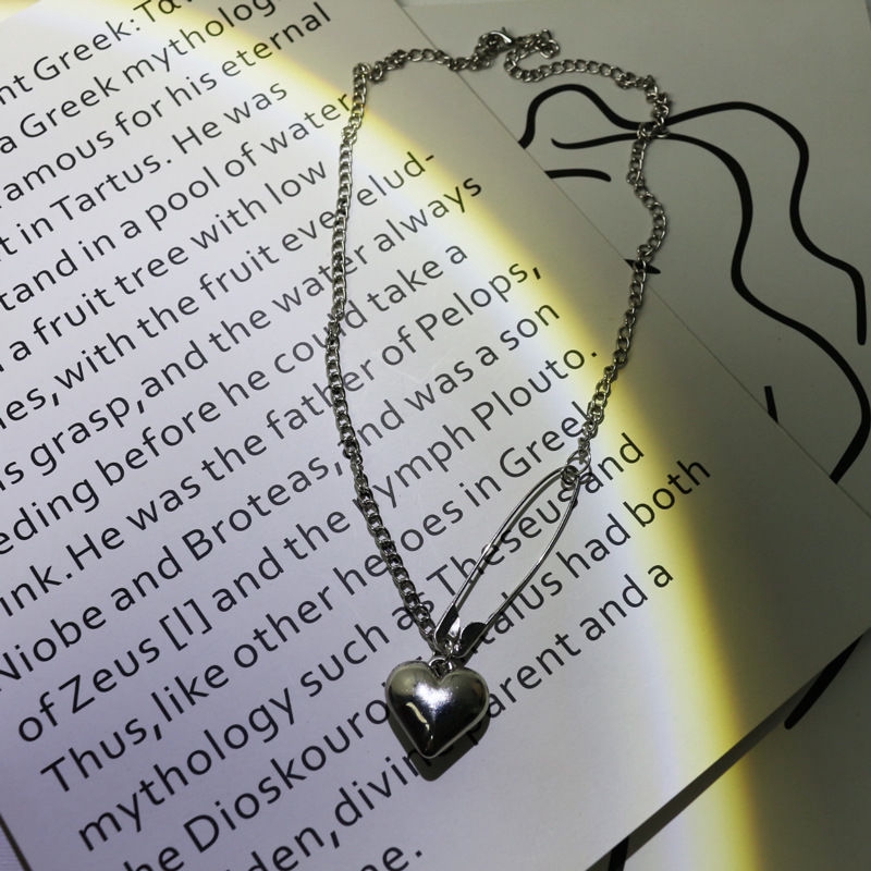 Dây Chuyền Mặt Hình Trái Tim Đơn Giản Dễ Phối Đồ 22211