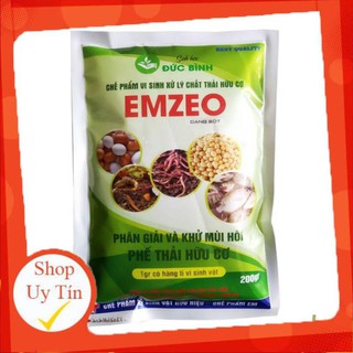 1 GÓI EMZEO Ủ VÀ KHỬ MÙI HÔI PHÂN CÁ, ĐẬU TƯƠNG, RÁC THẢI
