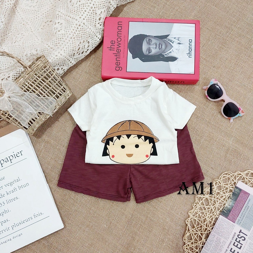 Đồ bộ cộc tay Bộ quần áo bé gái TTR96
