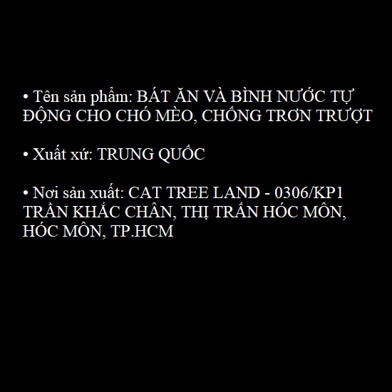 BÁT ĂN VÀ BÌNH NƯỚC TỰ ĐỘNG CHO CHÓ MÈO, CHỐNG TRƠN TRƯỢT - KHAY ĂN THÚ CƯNG