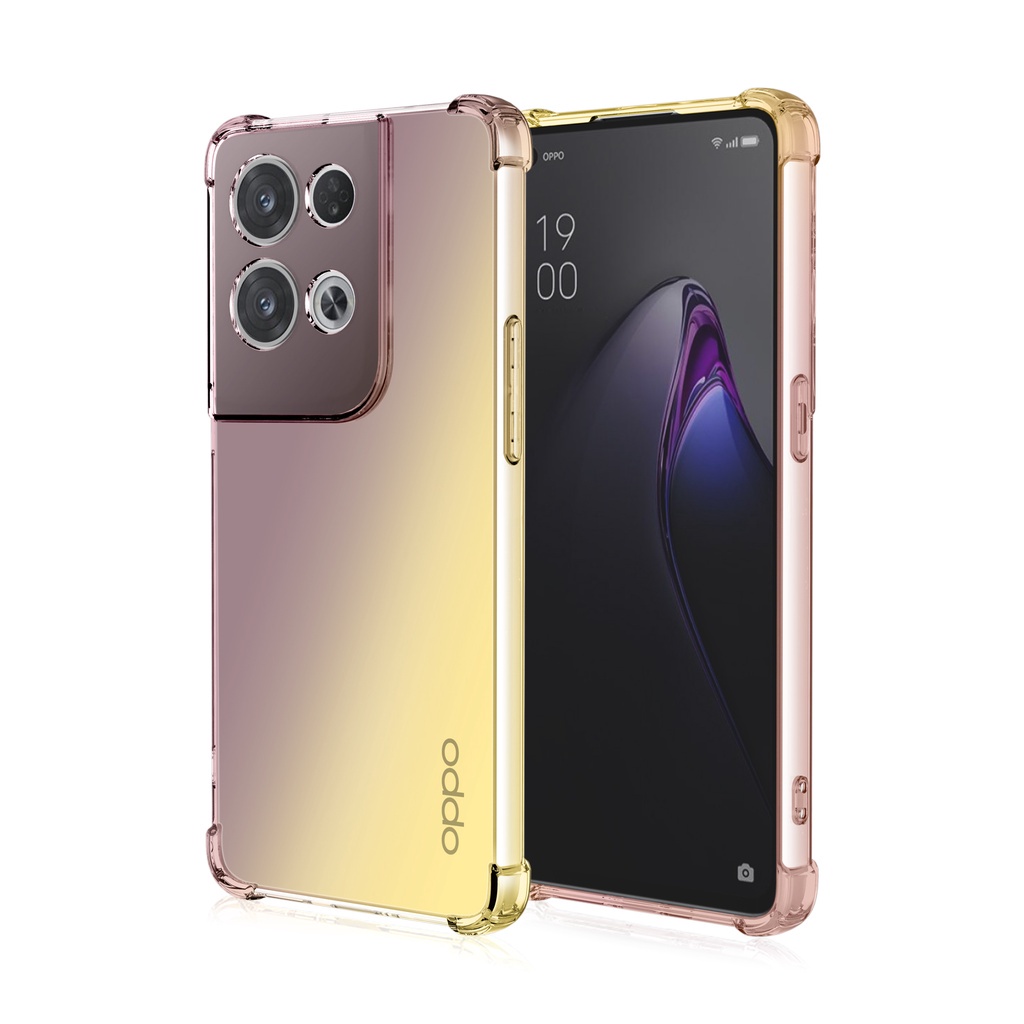 Ốp Điện Thoại TPU Mềm Chống Sốc 2 Màu Gradient Cho OPPO Reno 8 Pro 8Z 5G Reno 8